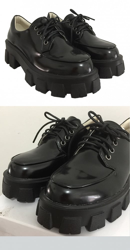 Schuhe Chunky Oxford Plateau