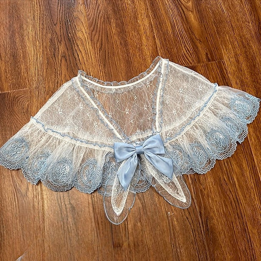 Pink / Blue / Black / Gold Shawl Tulip Hemline