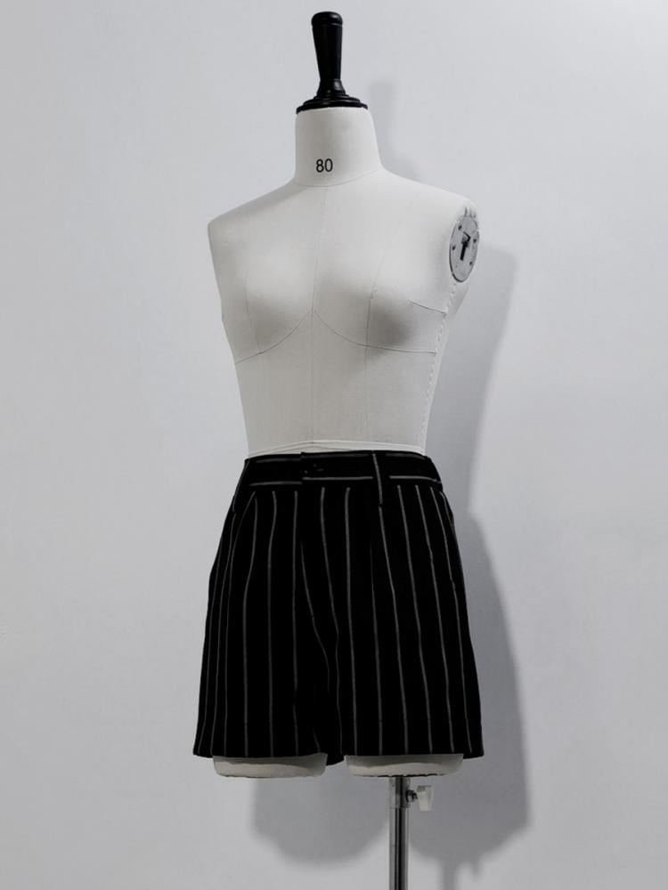 バニーシアター ブラックストライプ王子ショーツ