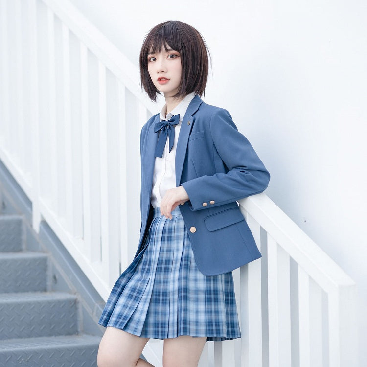 Länge 45CM Jing Muster Blau Plaid Yu Rock