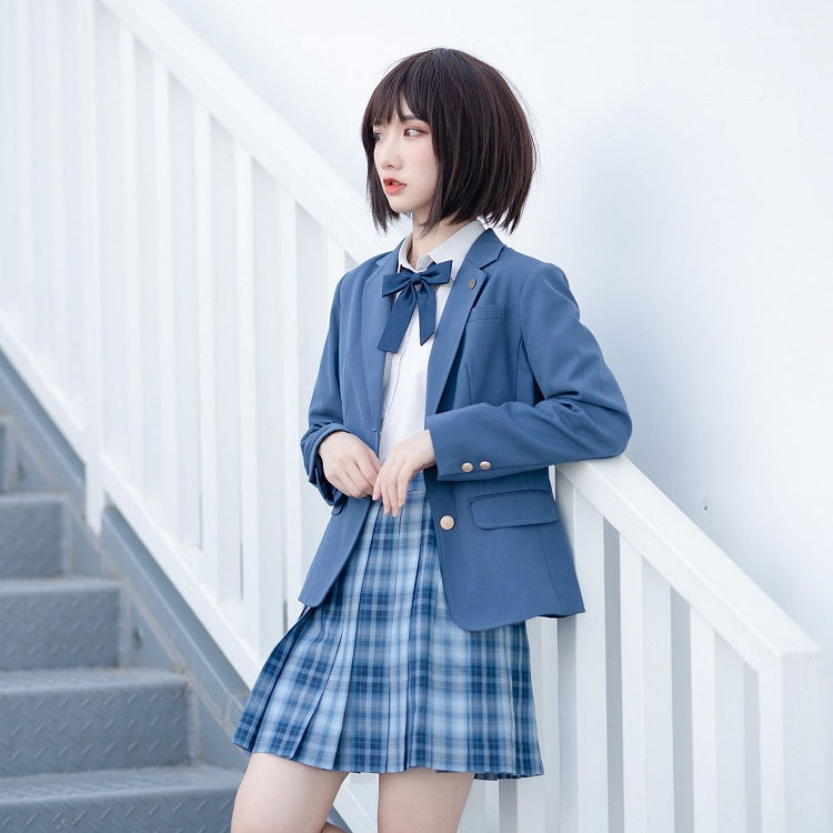 Länge 45CM Jing Muster Blau Plaid Yu Rock
