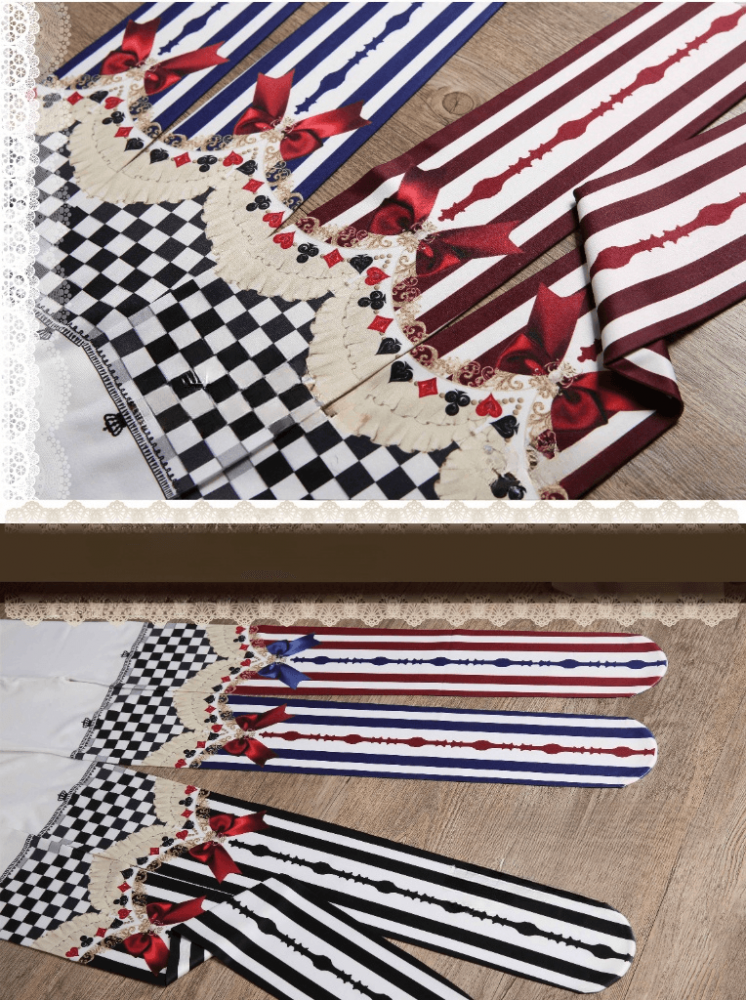 Strumpfhose mit Kingship-Game-Print