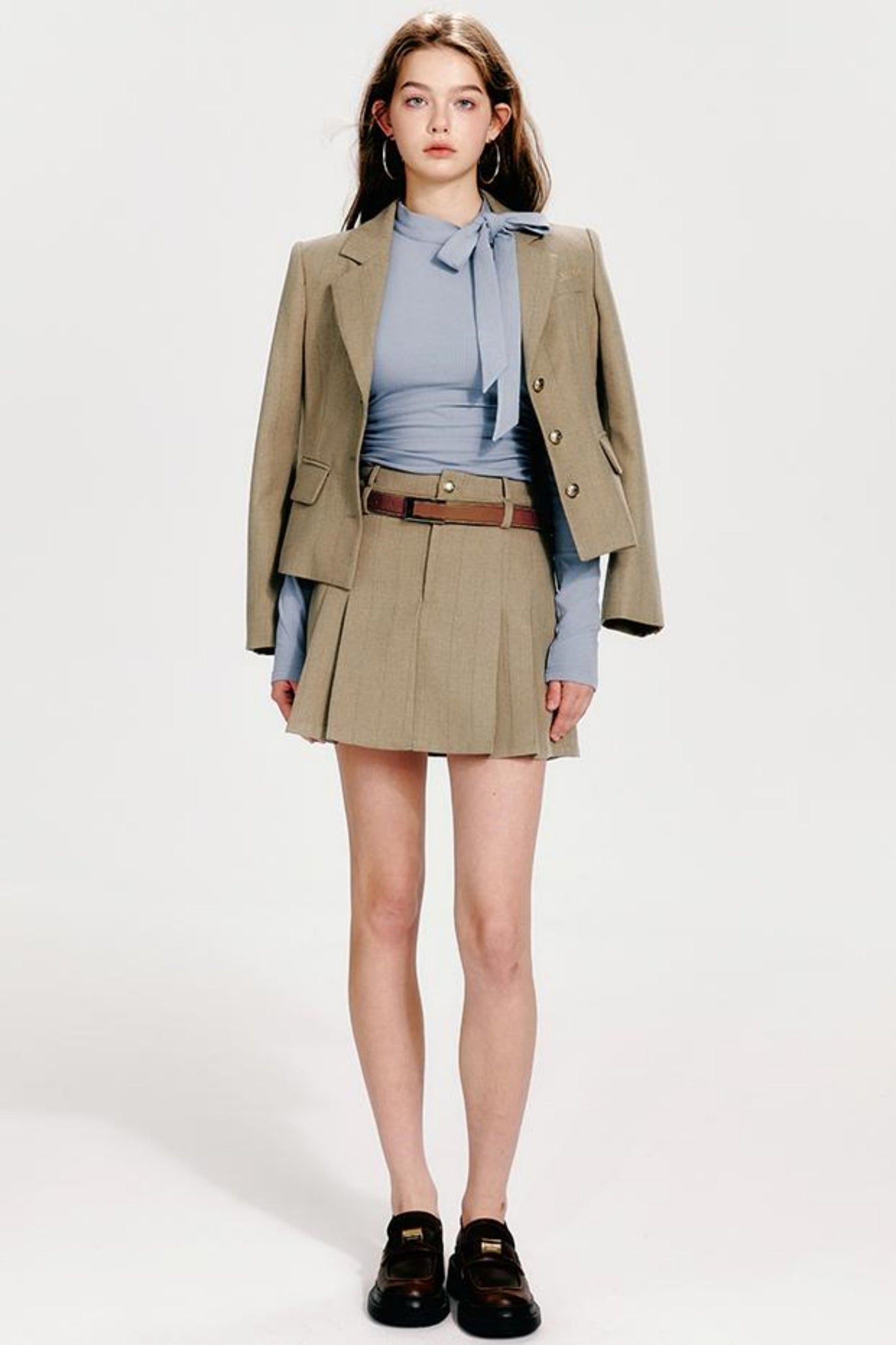 J + Plissee Jacke Cinch Chic Rock Taille