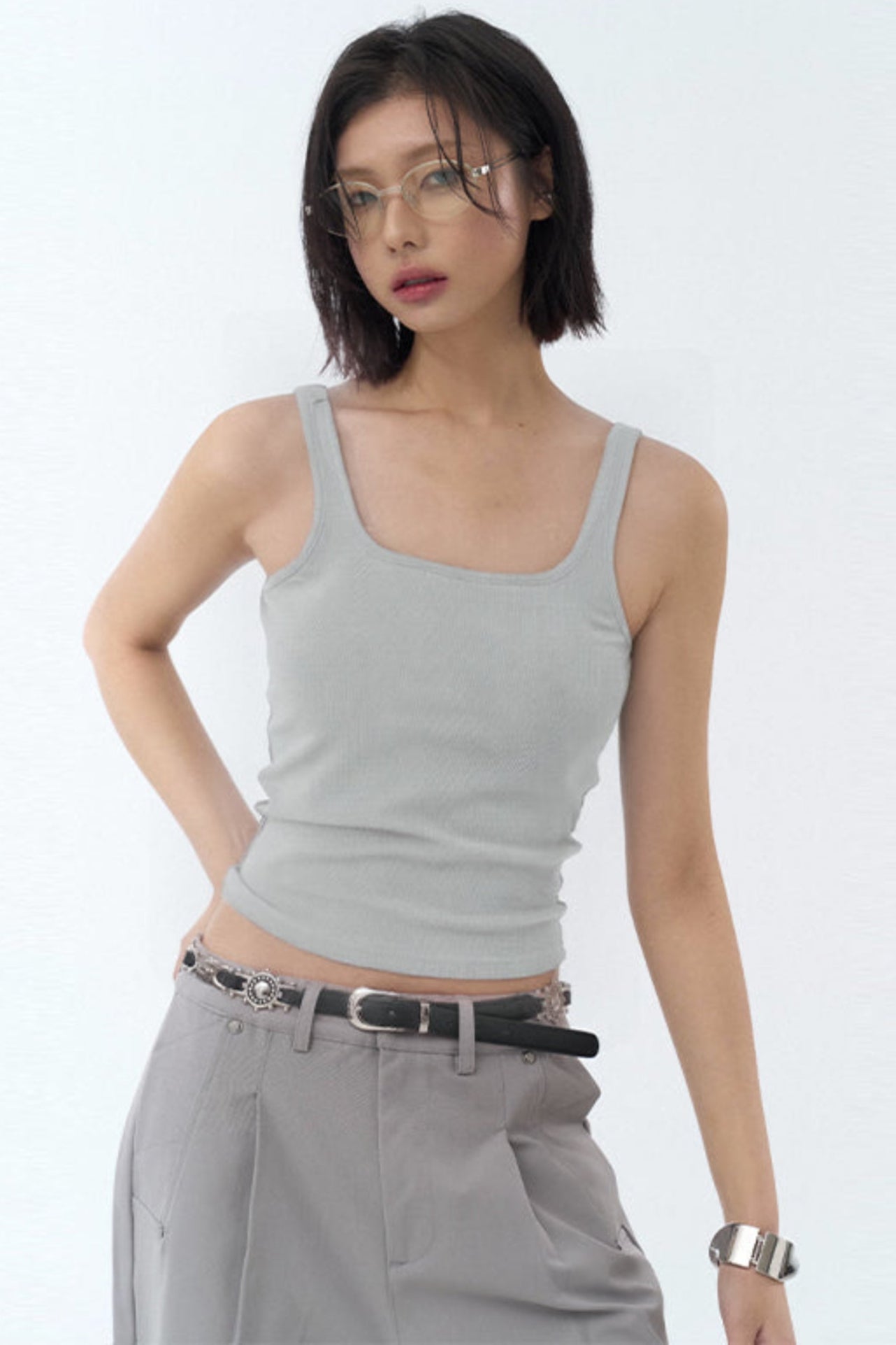 Top Tank Slim-cut Stretch