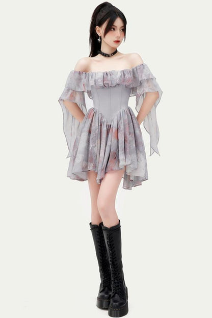 Romance Atelier Off-Shoulder Dress