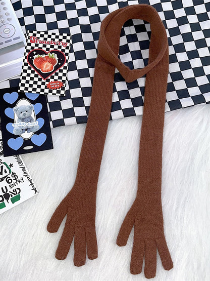 Y2K Hand-shaped Scarf