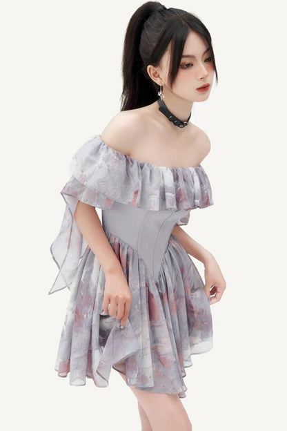 Romance Atelier Off-Shoulder Dress