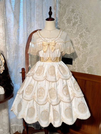 Rosa / Blau / Schwarz / Gold Schal Tulpensaum