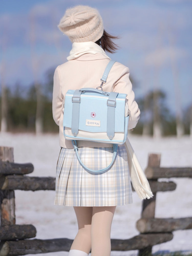 Bunny Island Sakura Japanese High School JK Uniform Satchel Bag