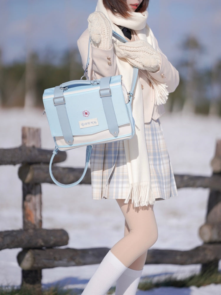 Bunny Island Sakura Japanese High School JK Uniform Satchel Bag