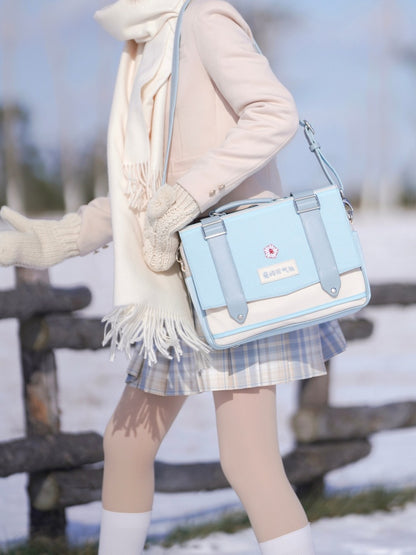 Bunny Island Sakura Japanese High School JK Uniform Satchel Bag