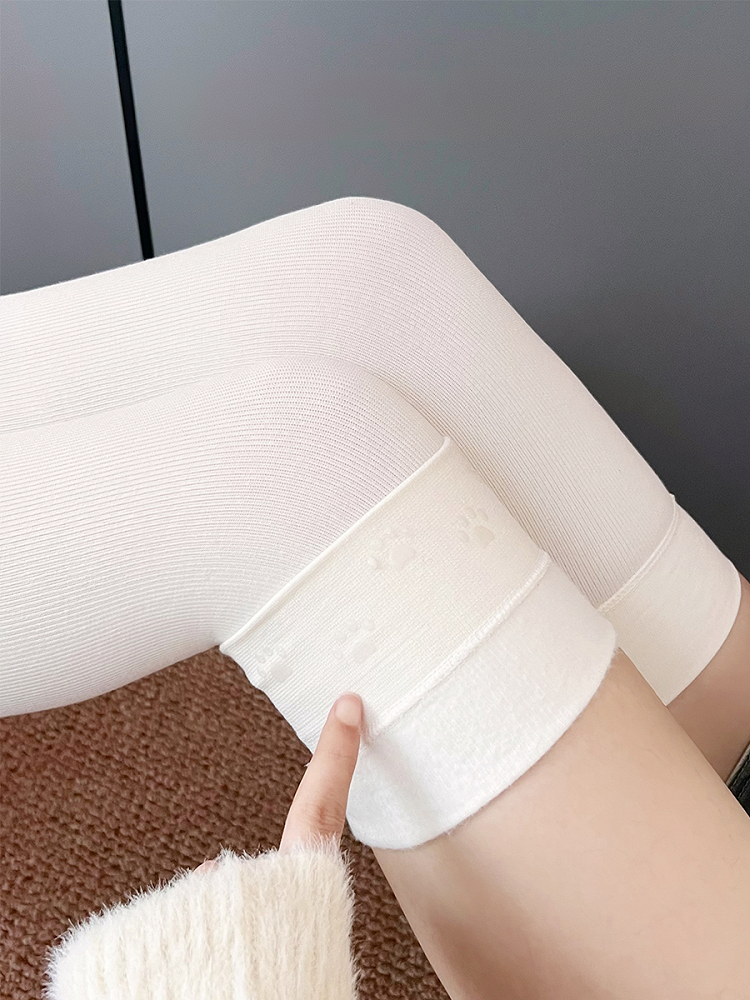 Off-white Sweet Cat Paw Overknee Stockings