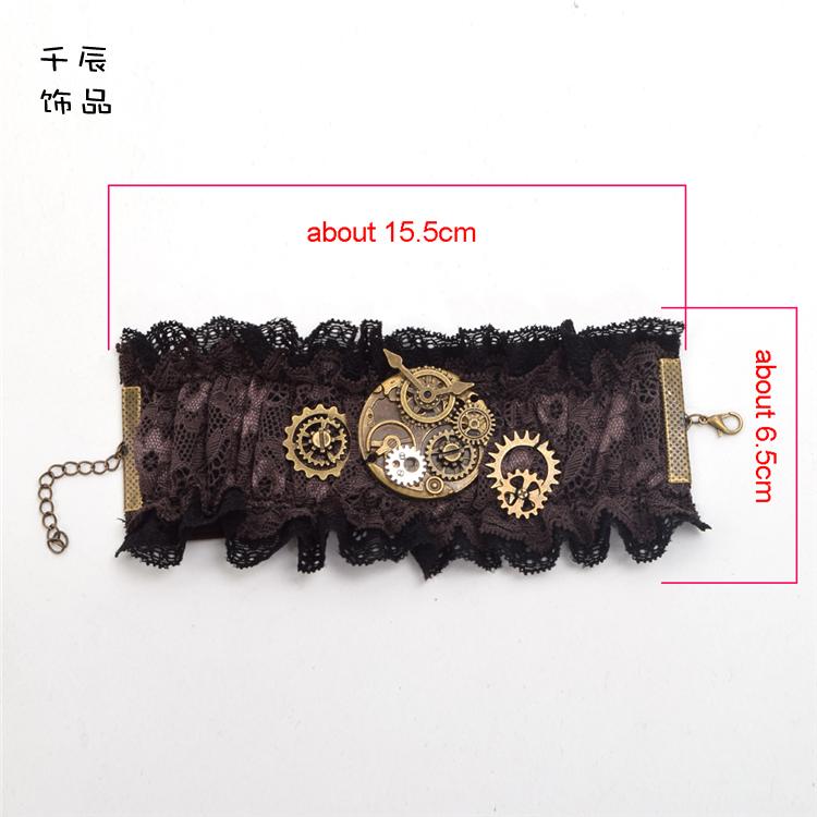 Steampunk Lolita Vintage Gear Bracelet