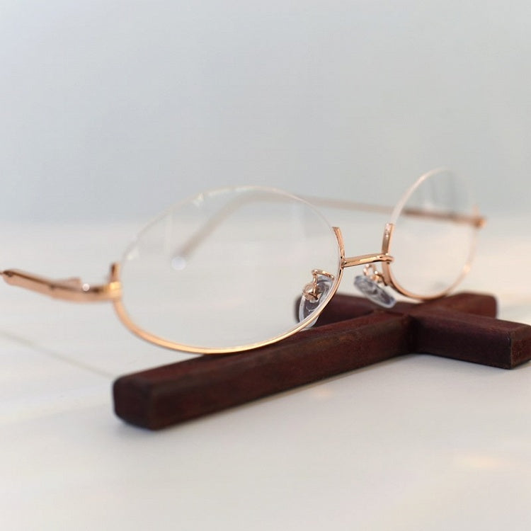 Accessory Semi-rimless Cyberpunk + Glasses Gold Chain
