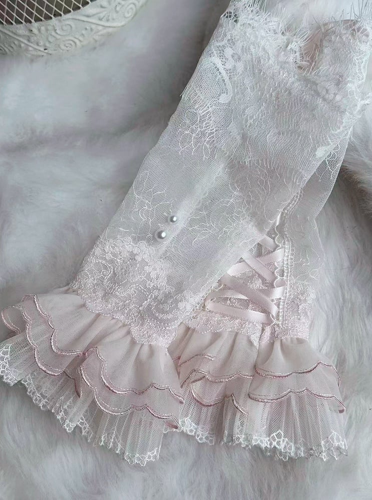 Robe de mariée élégante rose clair Hanayome Lolita JSK, ensemble complet