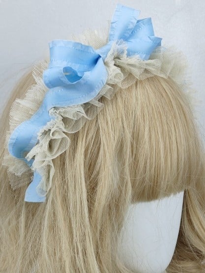 Ruffle Options Lace Hairband Bow 6