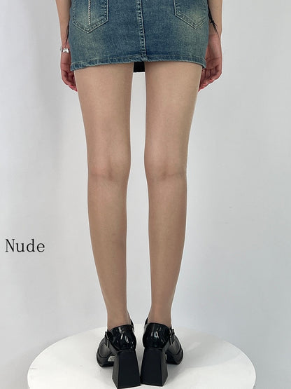 Halbtransparente Strumpfhose in 5 Farboptionen