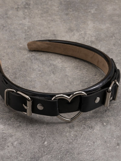 Schnalle Schwarz Verziertes Herz Design KC Gothic