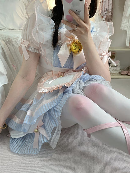 Pink Knees Sweet Lolita Tights