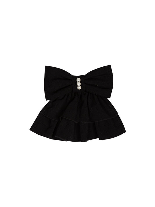 Black Bowknot Brooch Bowtie