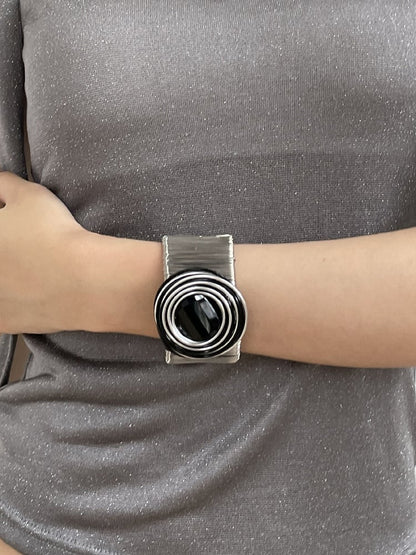 Cuff Black/Silver Bittersweet Y2K