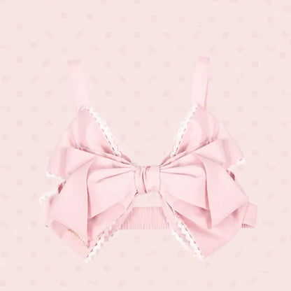 Top Big Cami Pink Bow