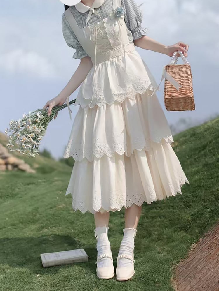 Detail Tie Bead White