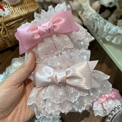 Cuffs Bow Layered Wrist 4 Options Lace