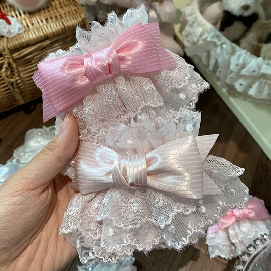 Cuffs Bow Layered Wrist 4 Options Lace