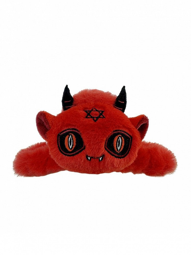 Devil Plush Red Hairclip Gothic