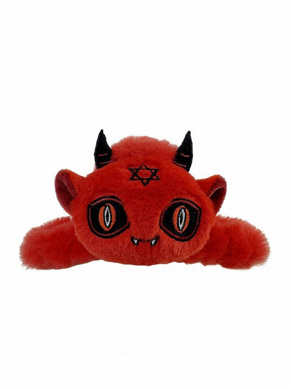 Devil Plush Red Hairclip Gothic