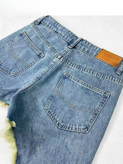 Warmers + Blue Print Hem Shorts Glamorous Pattern Bittersweet Asymmetrical Star Set- Plaid Applique Skirt Leg Cross
