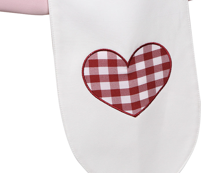 Robe rose clair à col Peter Pan et oreilles de lapin