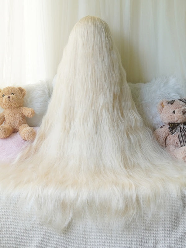 Blonde/Caramel/Light Brown/Black Long Wavy Wig