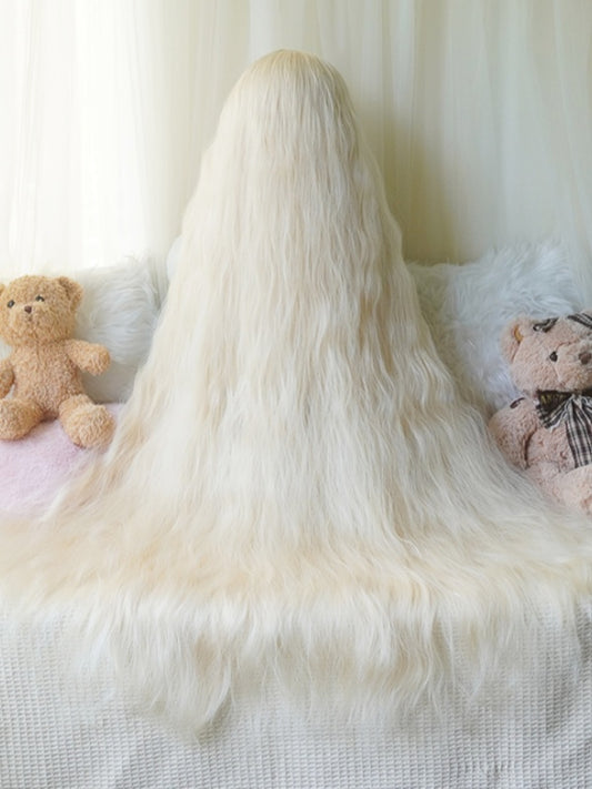 Blonde/Caramel/Light Brown/Black Long Wavy Wig