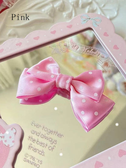 Musteroptionen 10 Farbbrosche Bowknot Polka-dot