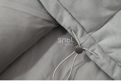 Zootopia Judy and Nick Applique Grey Puffer Jacket