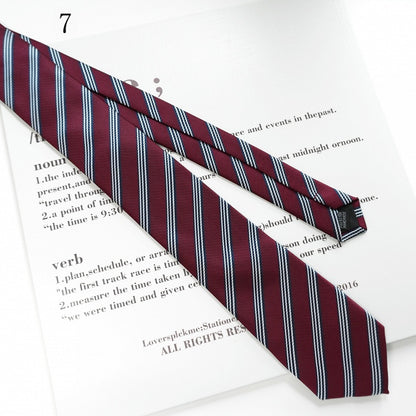 Krawatte JK Gestreift 17 Hals Muster Optionen Uniform