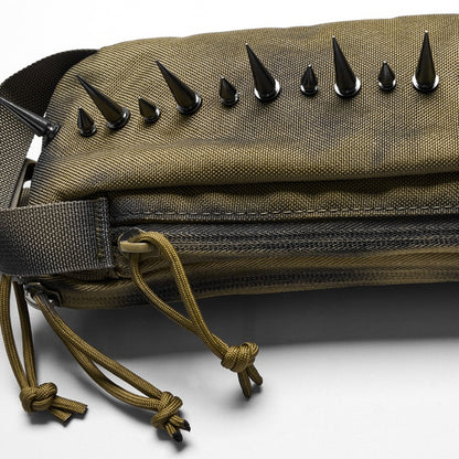 Coffee Punk One Shoulder Spiked Bag