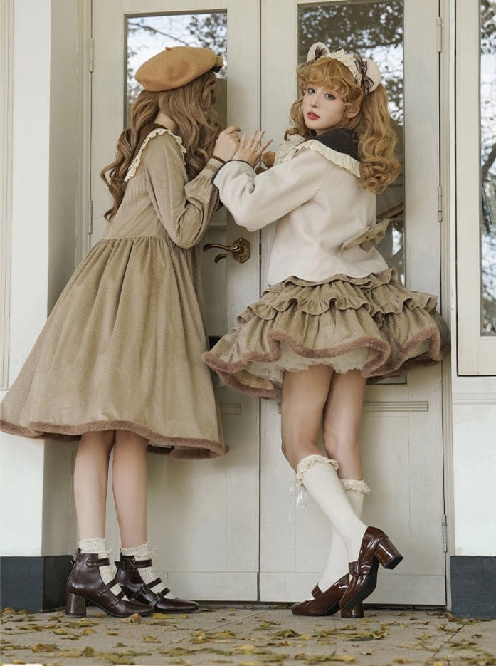 Coco Coat Dress Volume Girly Ruffle + Skirt Diary