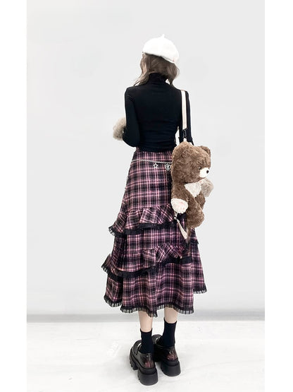 Black High Neck Puppy Top with Detachable Sleeves