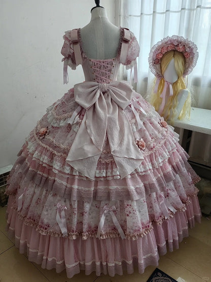 Schleife, großer rosa Zug