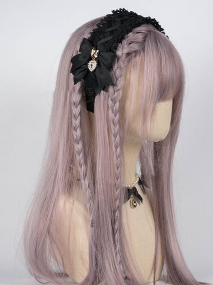 Five Colors Bow and Rhinestone Jirai Kei KC