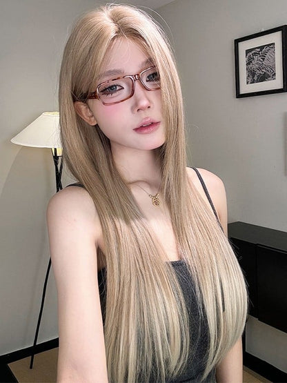 Blonde Wig Length Straight 77CM