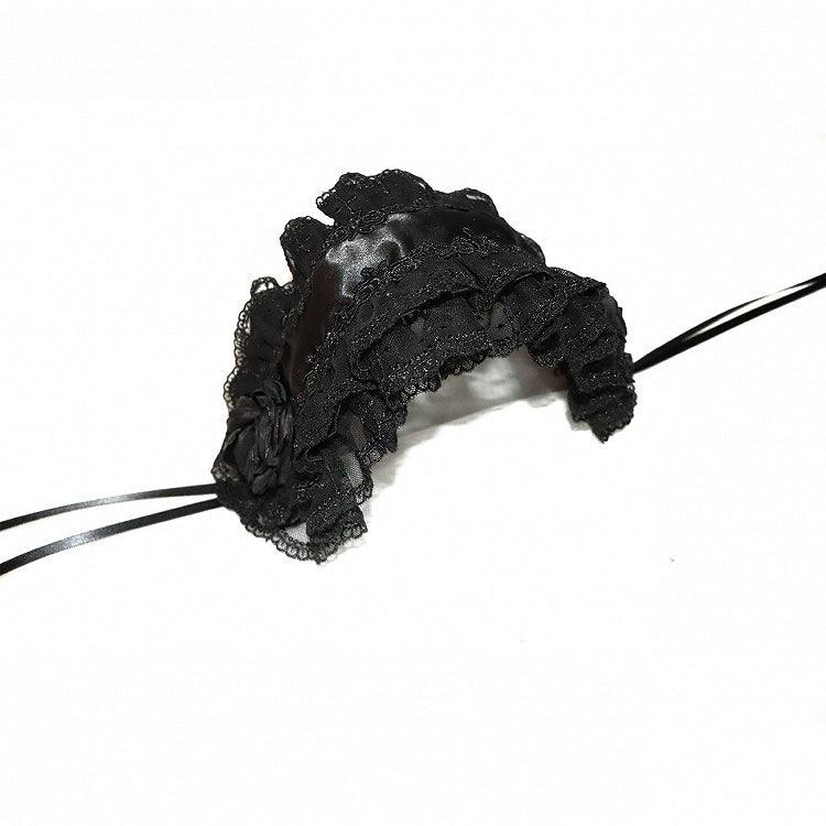 4 Color Cross Hairband Gothic Lolita Design Options Trim Lace Floral