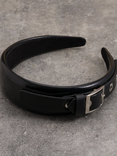 Gothic KC Schwarze Schnalle verziert