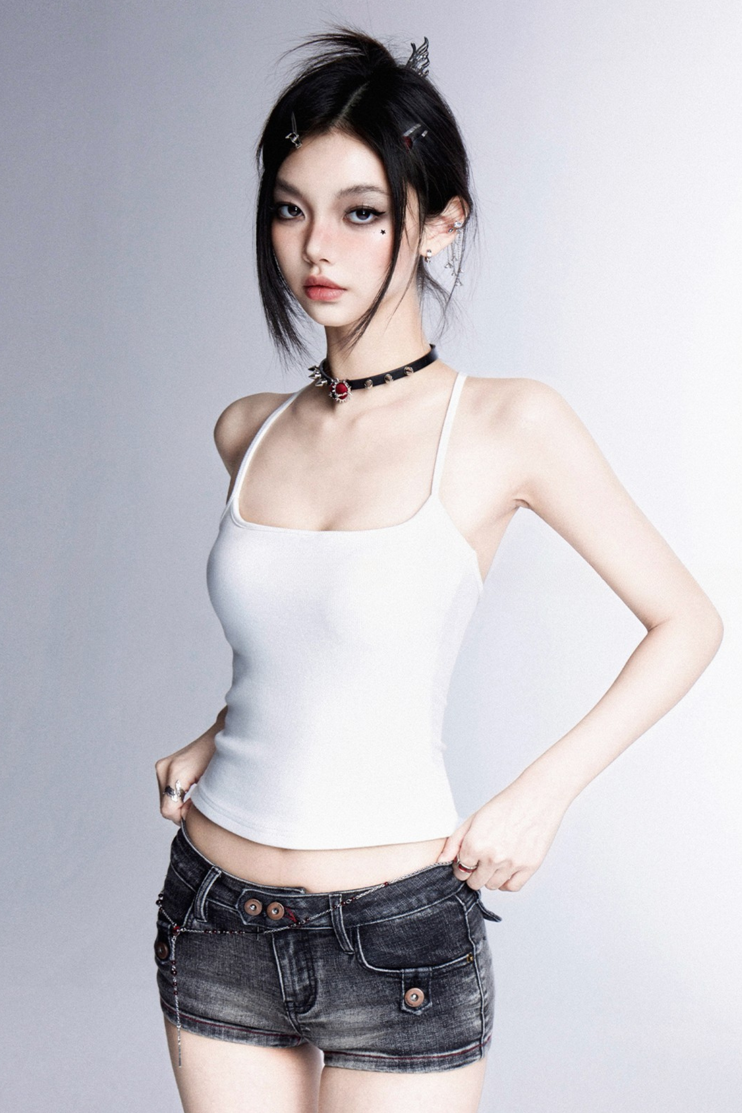 waist pants slim Low fit hot