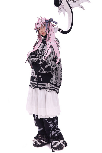 Hat Ponytail Double Wig
