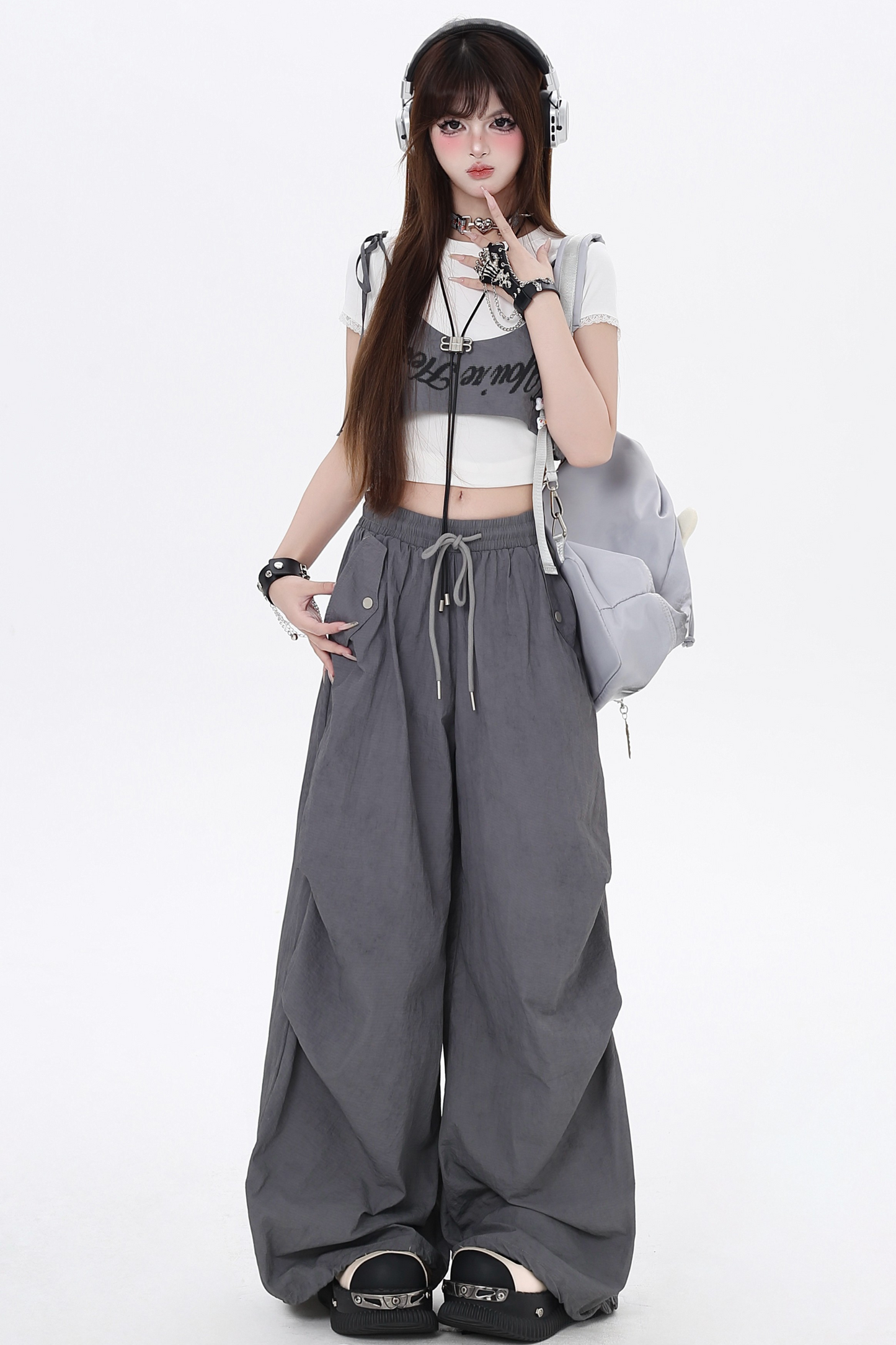 Girls Casual Waist High Spice Pants