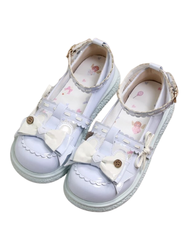 Single Lolita Flat Round Toe Shoes